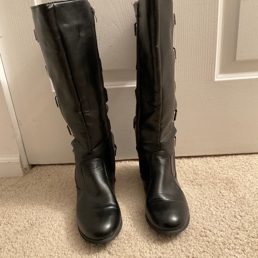 Woman’s stylish boots